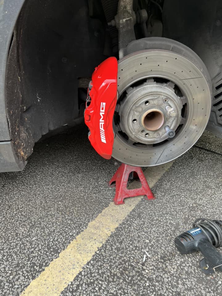 Brake caliper decals